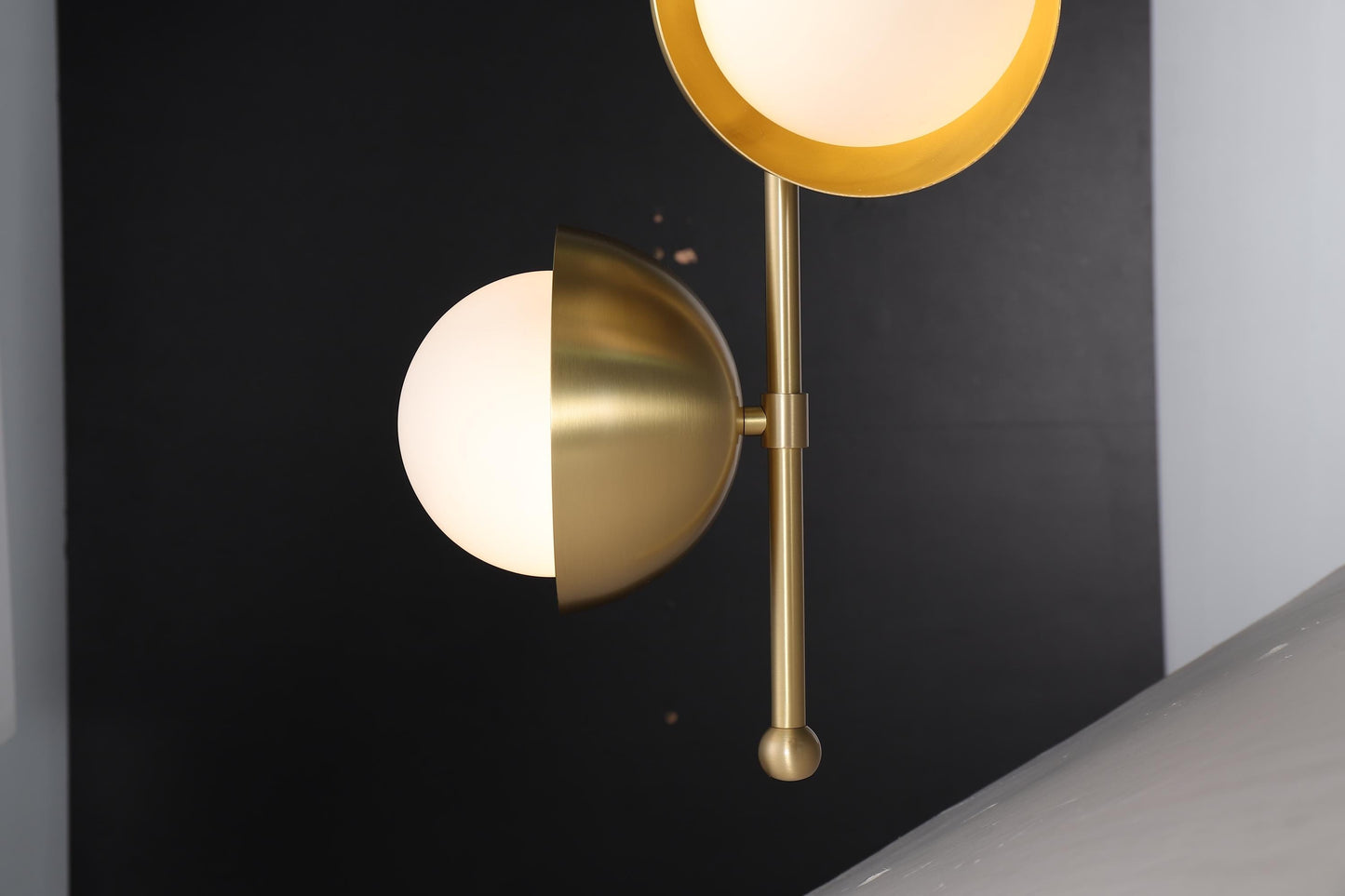 Industrial Copper and Glass Chandelier- Stylish Modern Pendant Light with Art Deco Touch