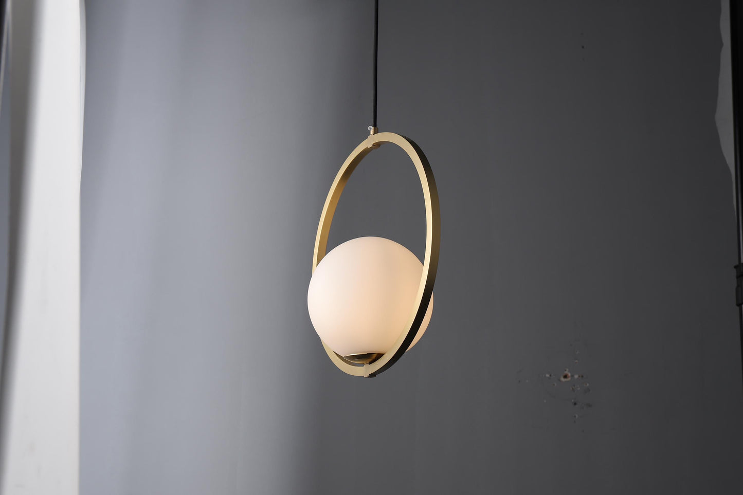 Unique Copper and Glass Chandelier-Elegant Modern Art Deco Pendant Light Fixture for Vintage Interiors