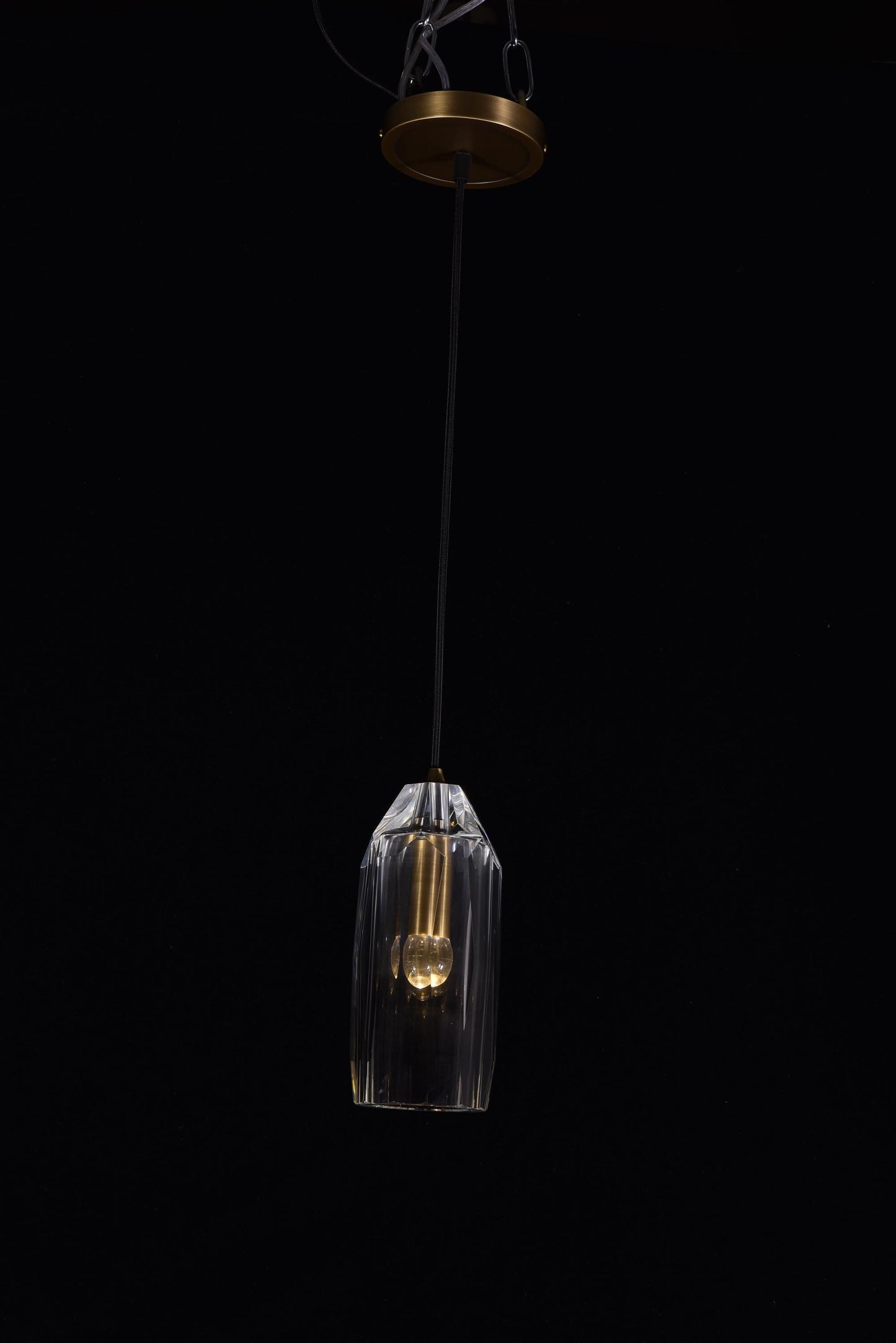 Modern Bronze Dining Room Chandelier with Copper and Crystal Accents - Elegant Pendant Light Fixture
