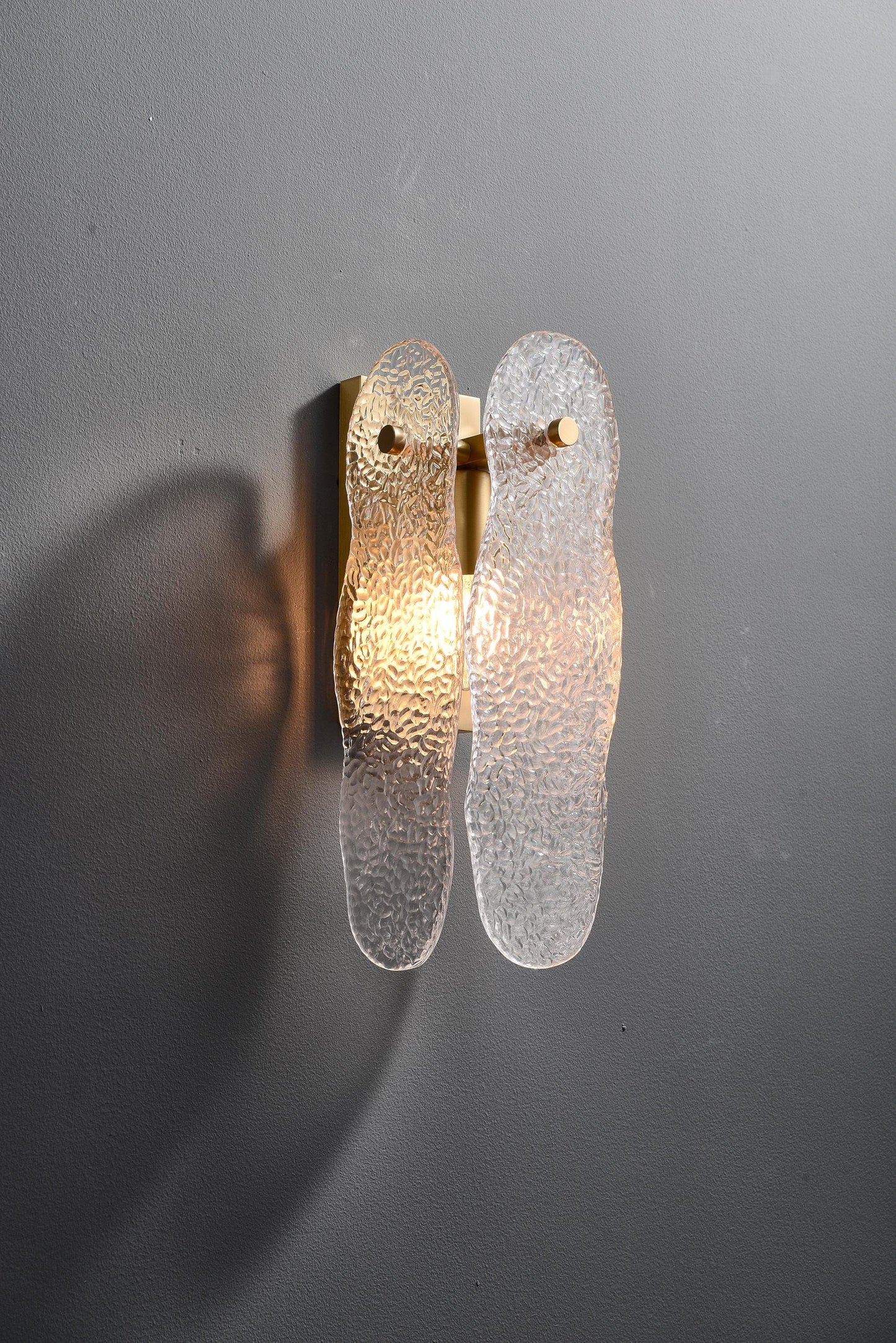 Antique Sconce Glass Copper Brass Wall Sconce Copper Finish