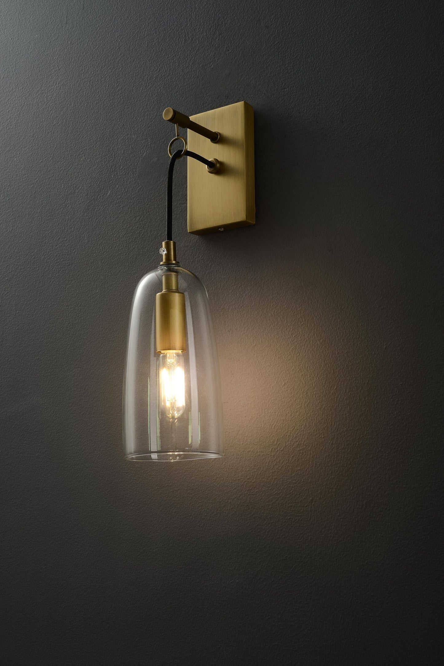 Modern Vintage Luxury Lamp Brass Glass Copper Wall Lamp