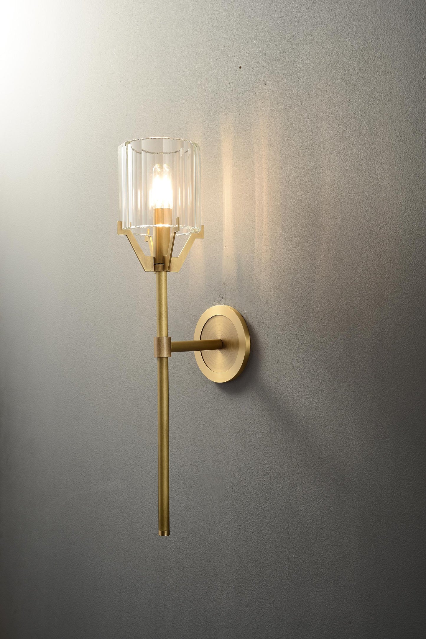 Durable Bronze Copper Wall Lamp K9 Crystal for Stylish Modern Homes