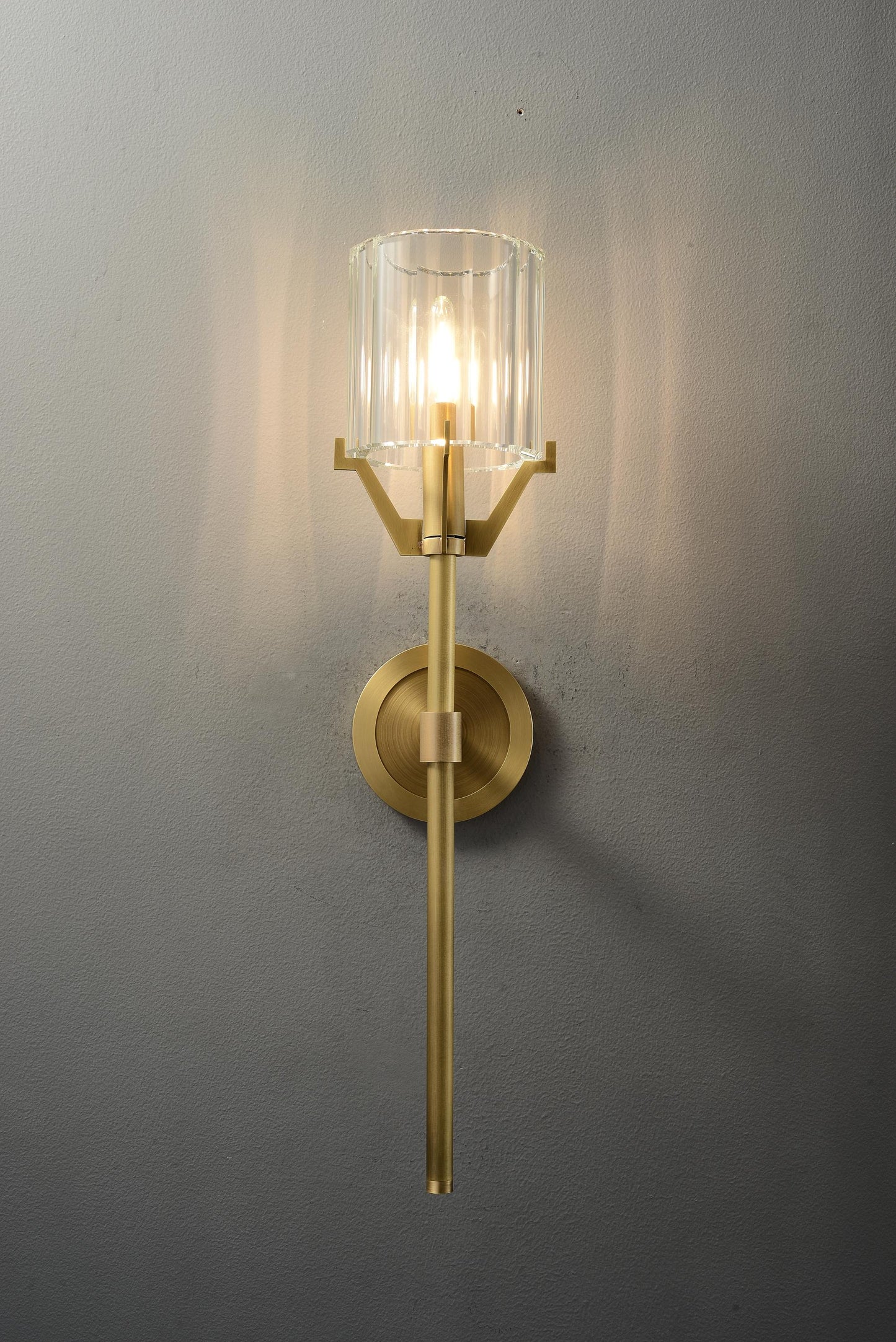 Durable Bronze Copper Wall Lamp K9 Crystal for Stylish Modern Homes