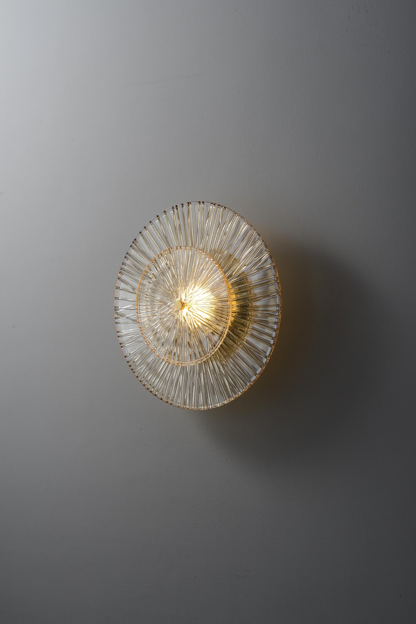 Mid-Century Copper Wall Lamp Custom Night Light Glass Light Fixture