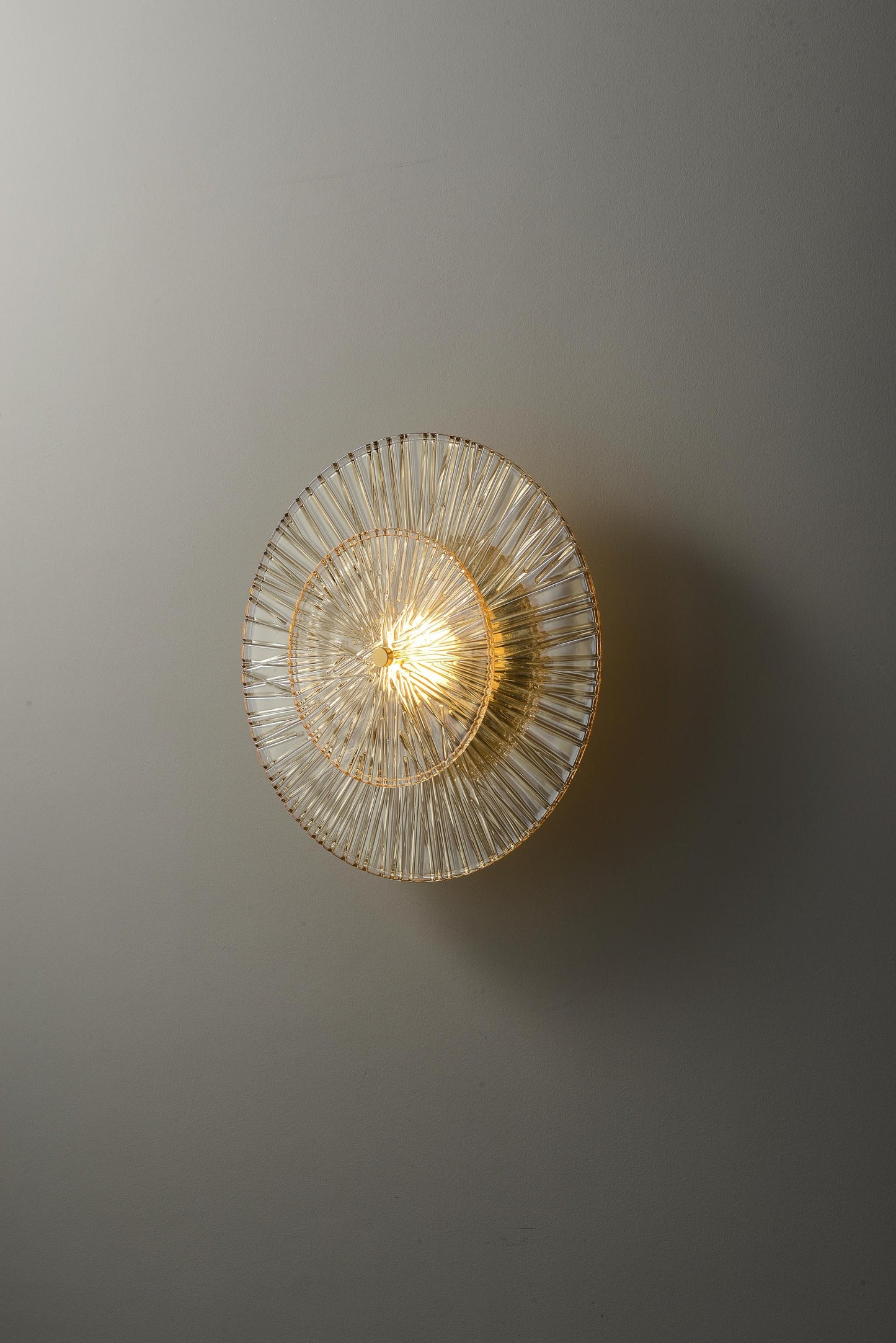 Mid-Century Copper Wall Lamp Custom Night Light Glass Light Fixture