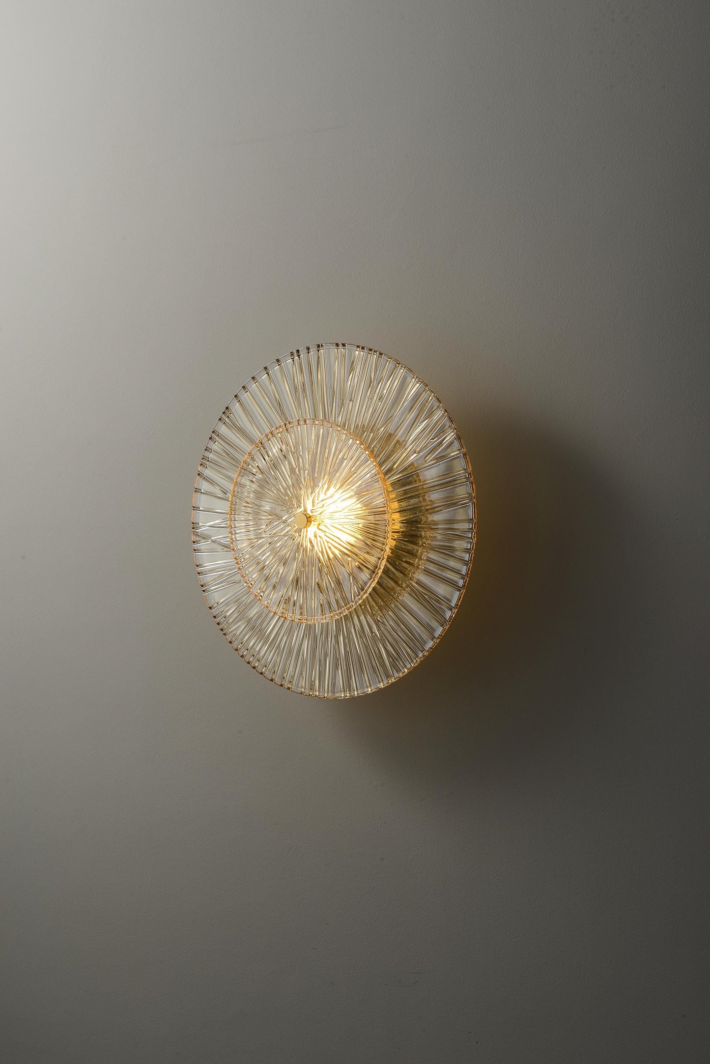 Mid-Century Copper Wall Lamp Custom Night Light Glass Light Fixture