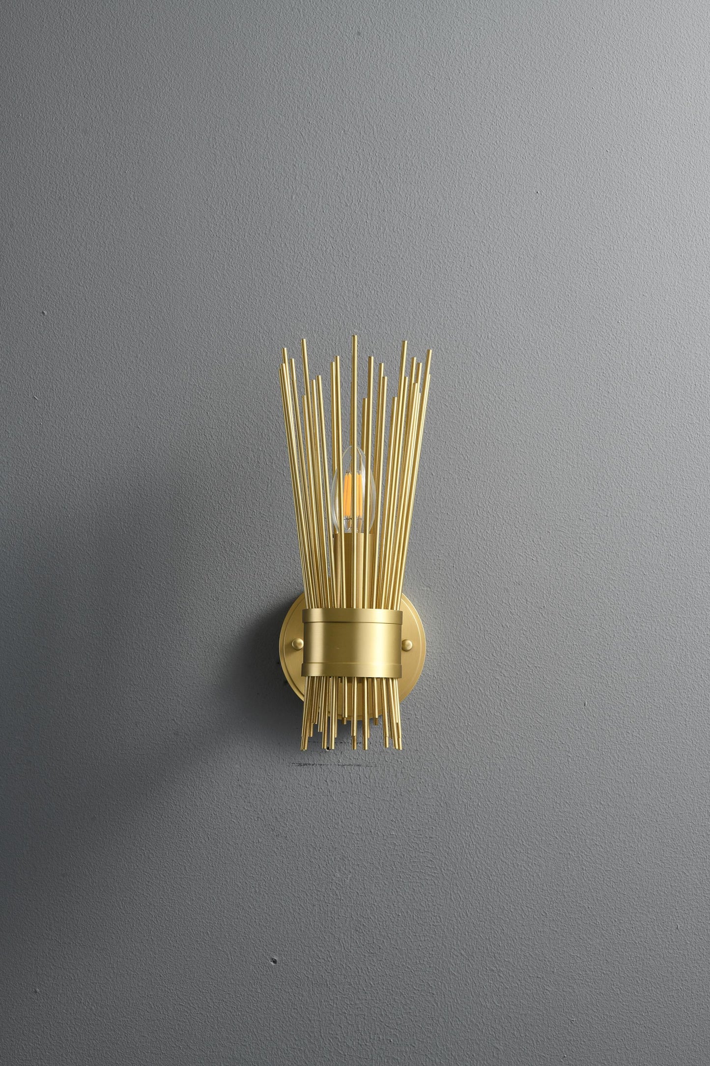 Copper Vintage Sconce – Mid-Century Single Head Light Fixture