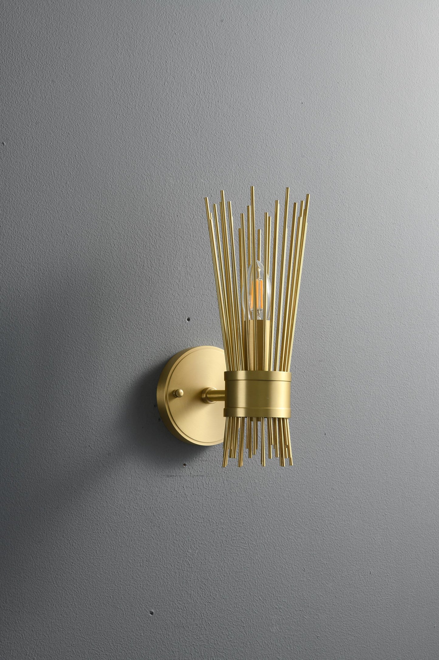 Copper Vintage Sconce – Mid-Century Single Head Light Fixture