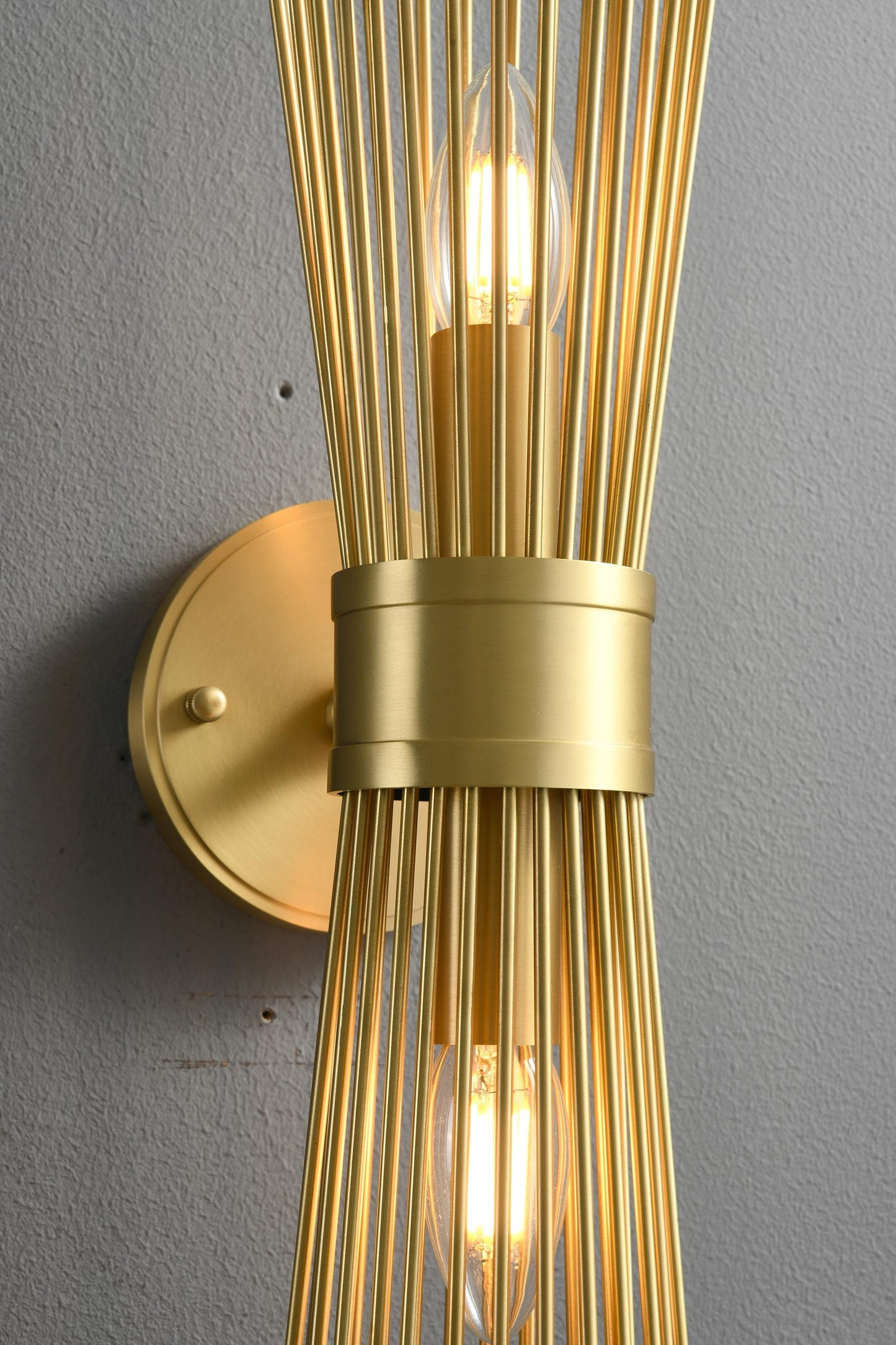 Vintage Wall Sconce – Mid-Century Double Head Copper Wall Lamp