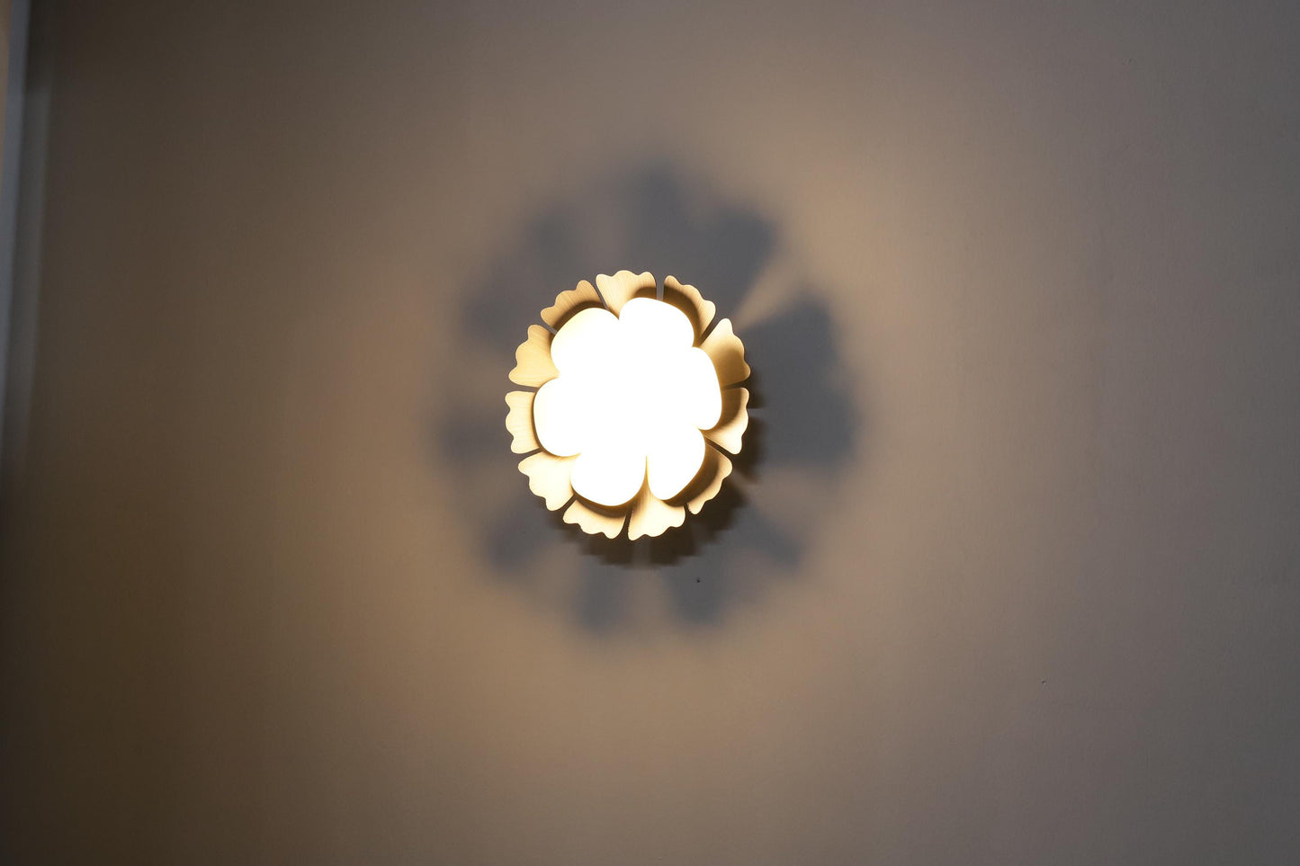 Aluminum Copper Glass Wall Lamp – Mid-Century Vintage Wall Sconce with Transparent Lampshade