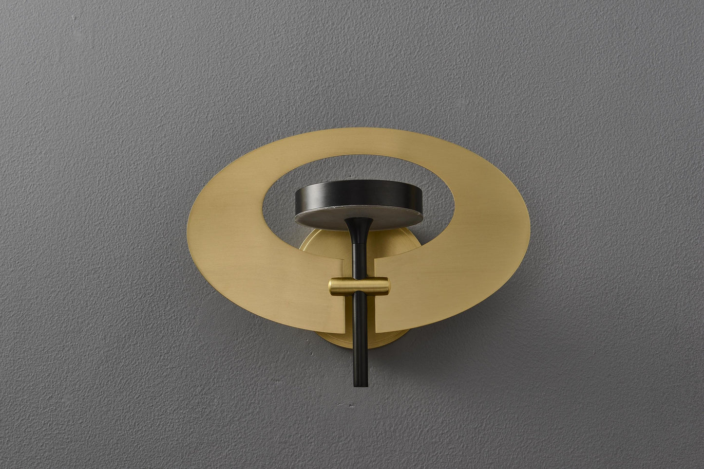 Vintage Retro Design| Mid-Century Brass Copper + Acrylic Wall Lamp