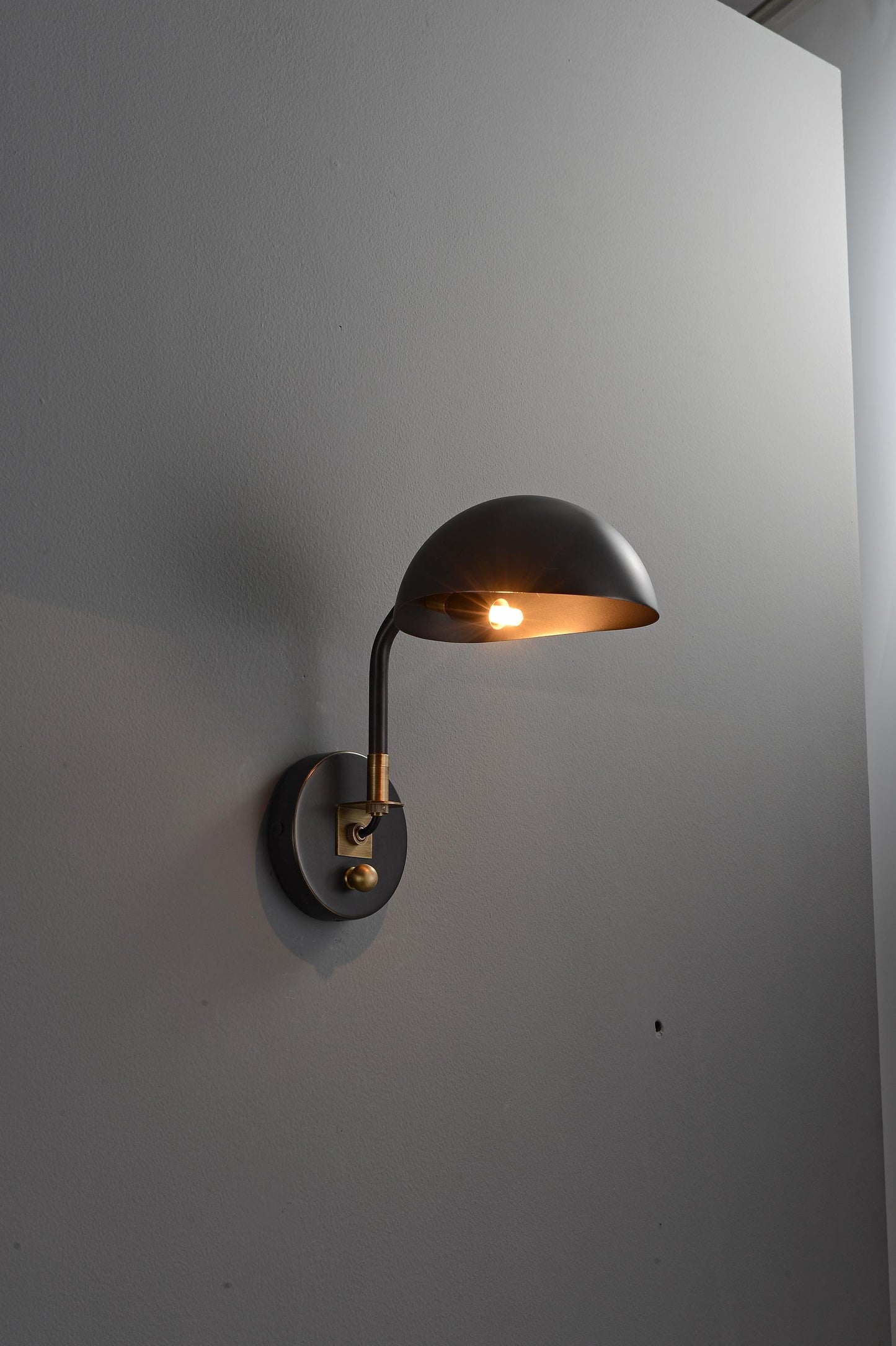 Vintage Lamp | Mid-Century Iron Wall Lamp Light Fixture