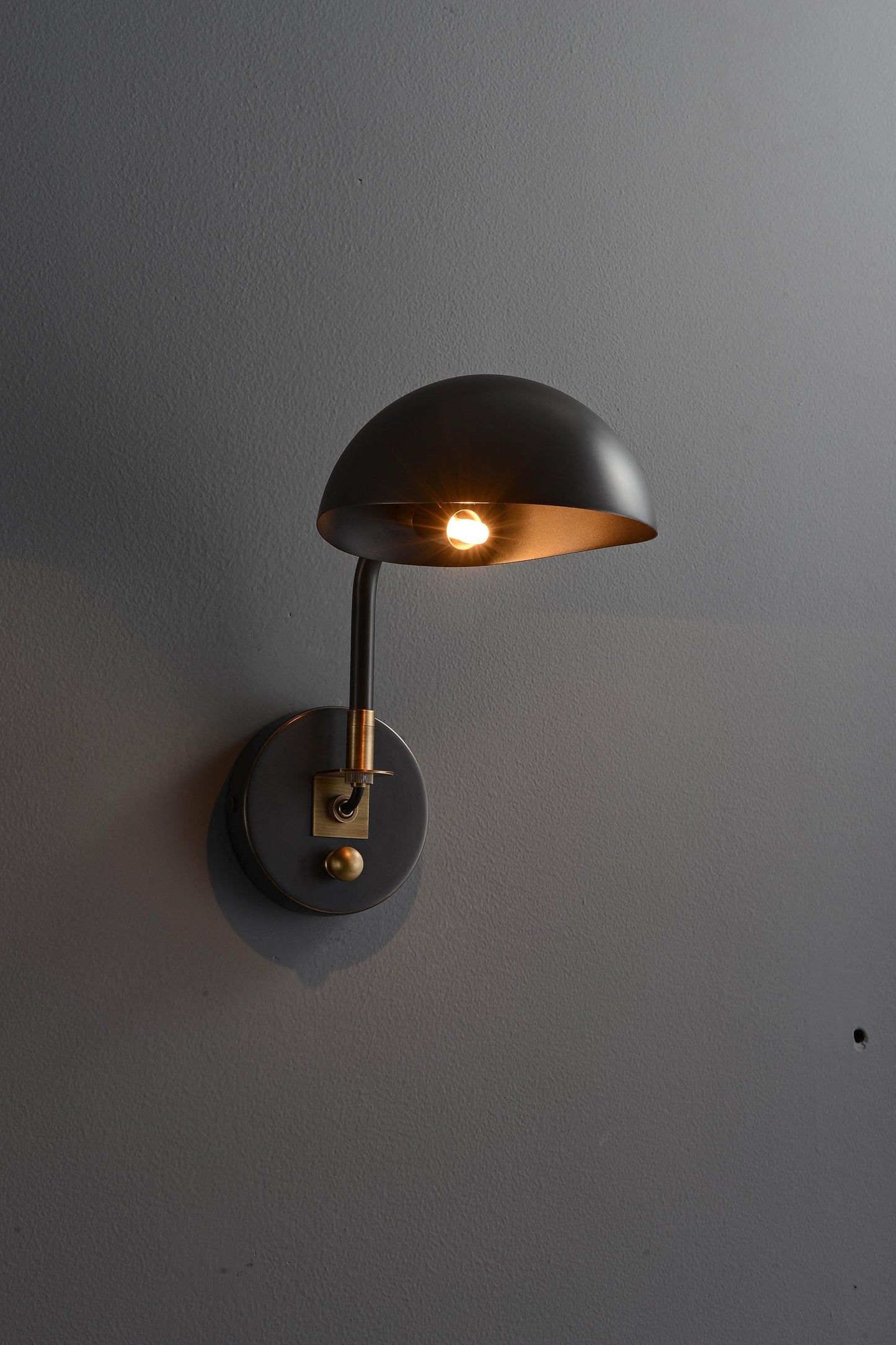 Vintage Lamp | Mid-Century Iron Wall Lamp Light Fixture