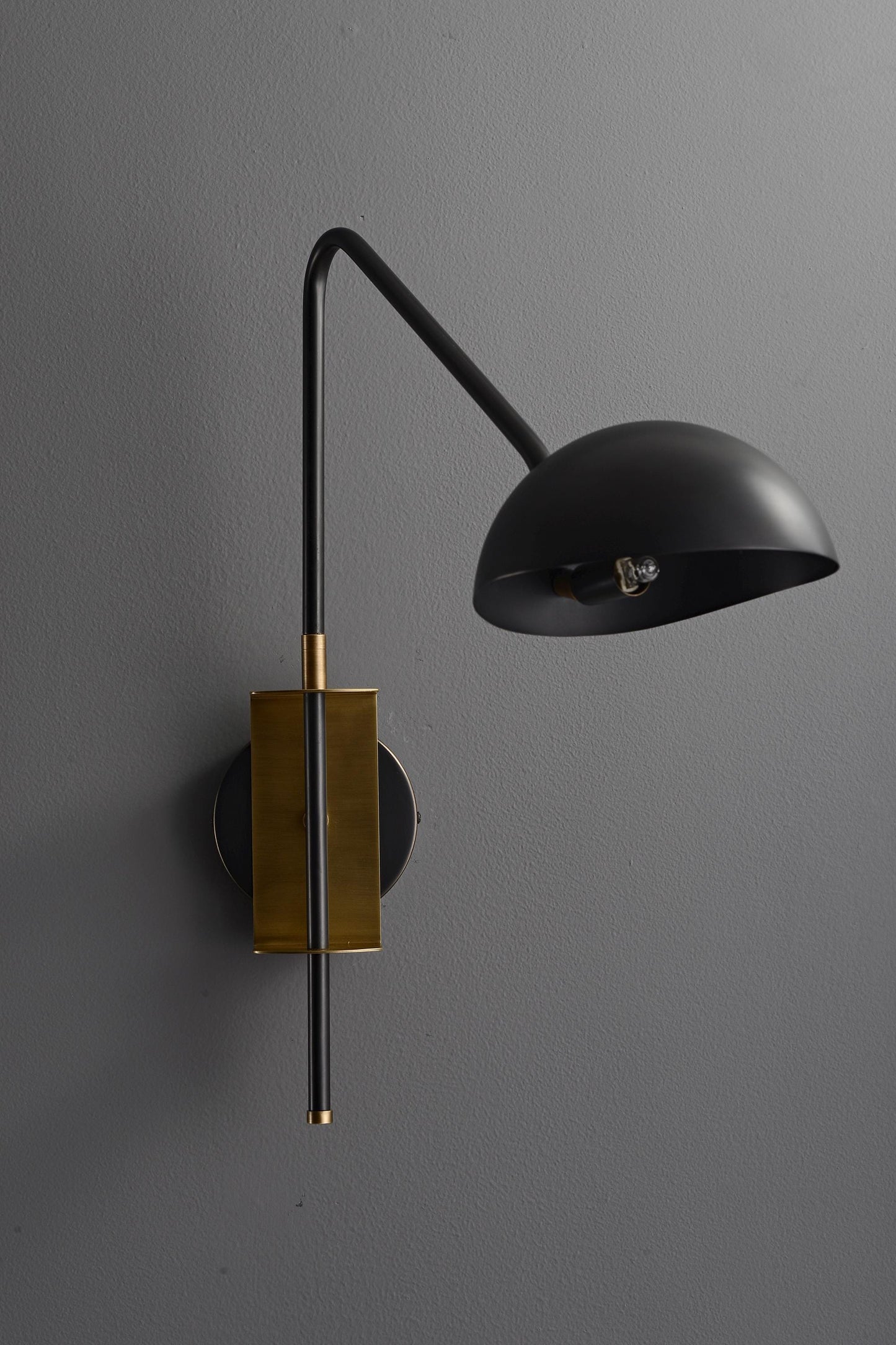 Vintage Lamp| Black Wrought Iron Wall Light