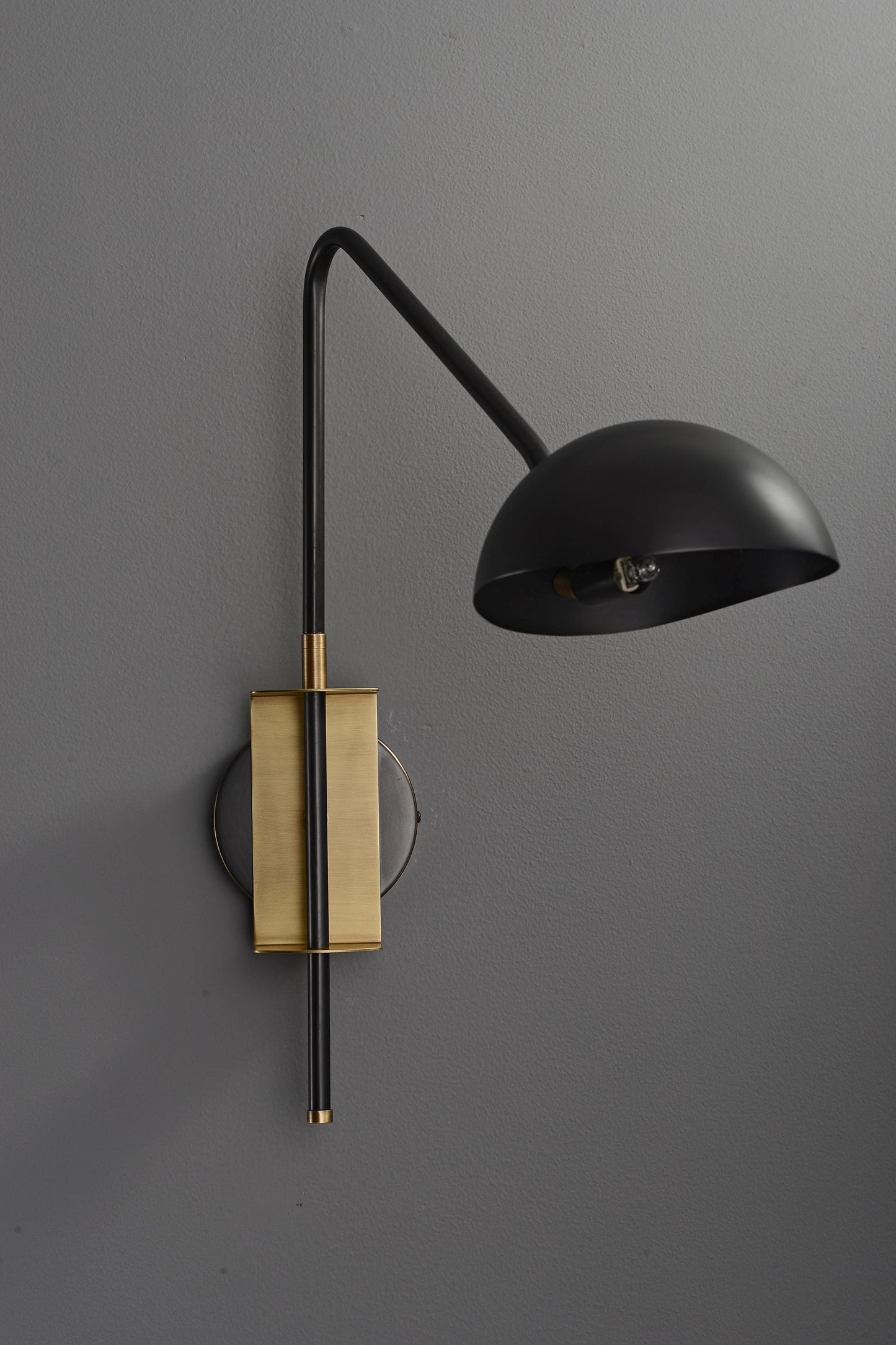 Vintage Lamp| Black Wrought Iron Wall Light