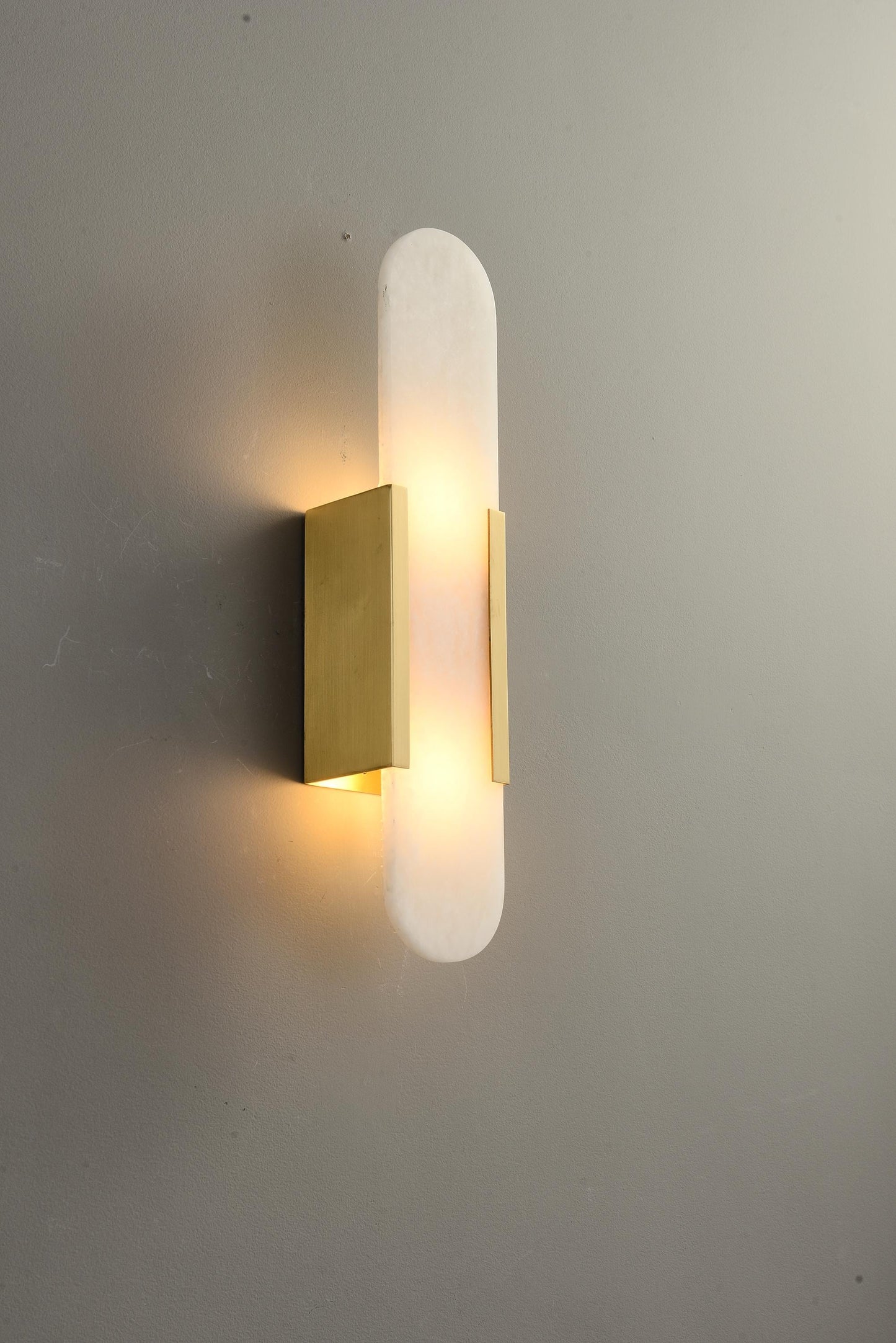 Elegant Marble Copper Wall Fixture | All Copper Wall Lamp for Luxurious Decor