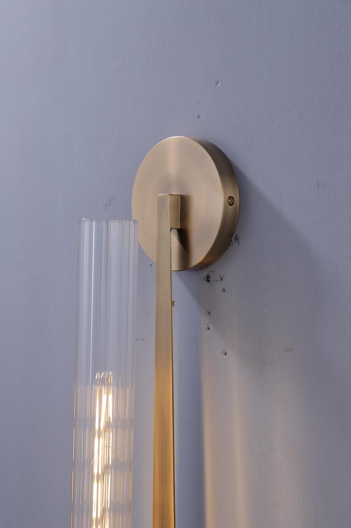 Modern Bronze Wall Lights | Rustic and Vintage Copper and Glass Wall Sconces for Living Room