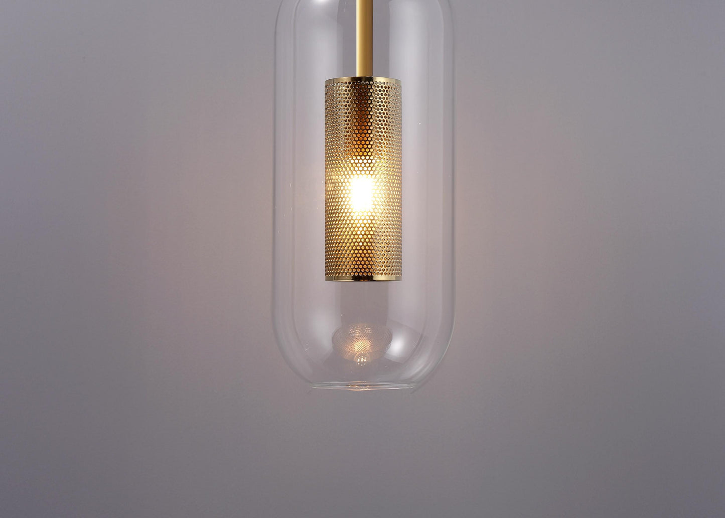 Modern Iron Wall Light with Glass Shade | Black and Copper Wall Lamp | Industrial Style and Art Deco Fusion