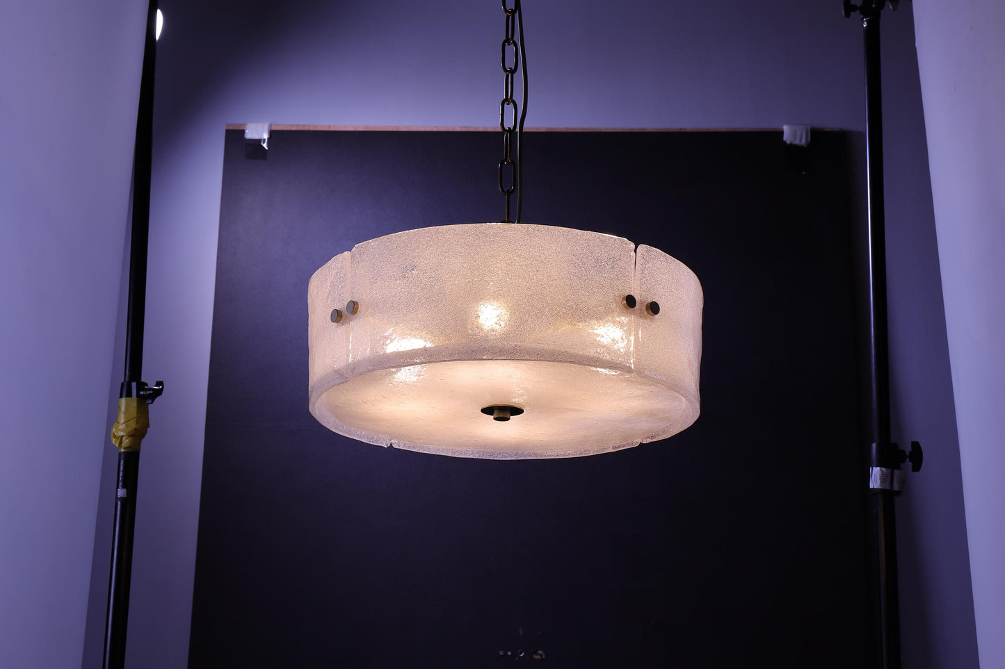 Designer Copper Glass Ceiling Fixture | Modern Elegant Pendant Light with Stylish Charm