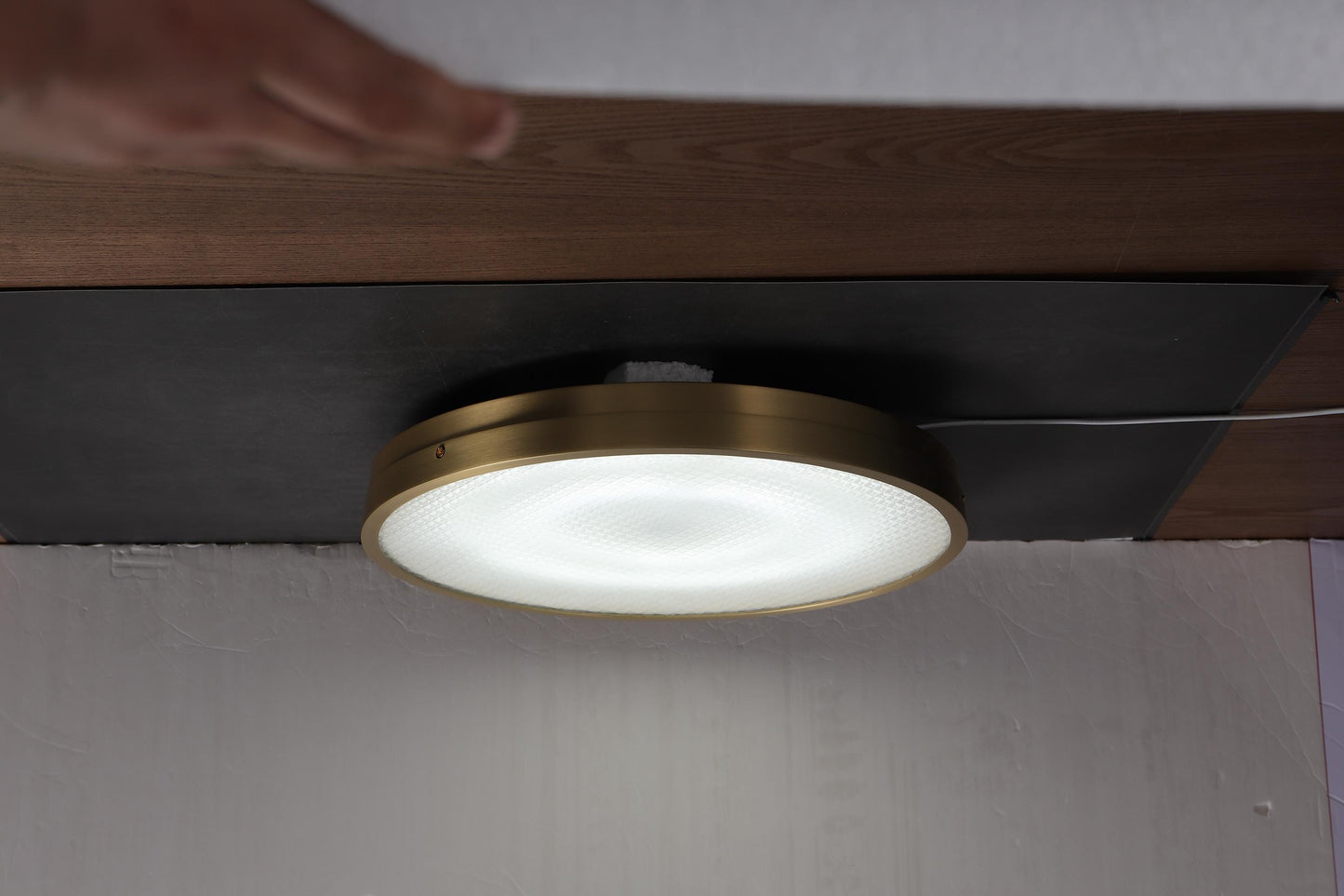 Modern Copper and Acrylic Ceiling Lamp – Stylish Copper Pendant Light Fixture for Contemporary Homes