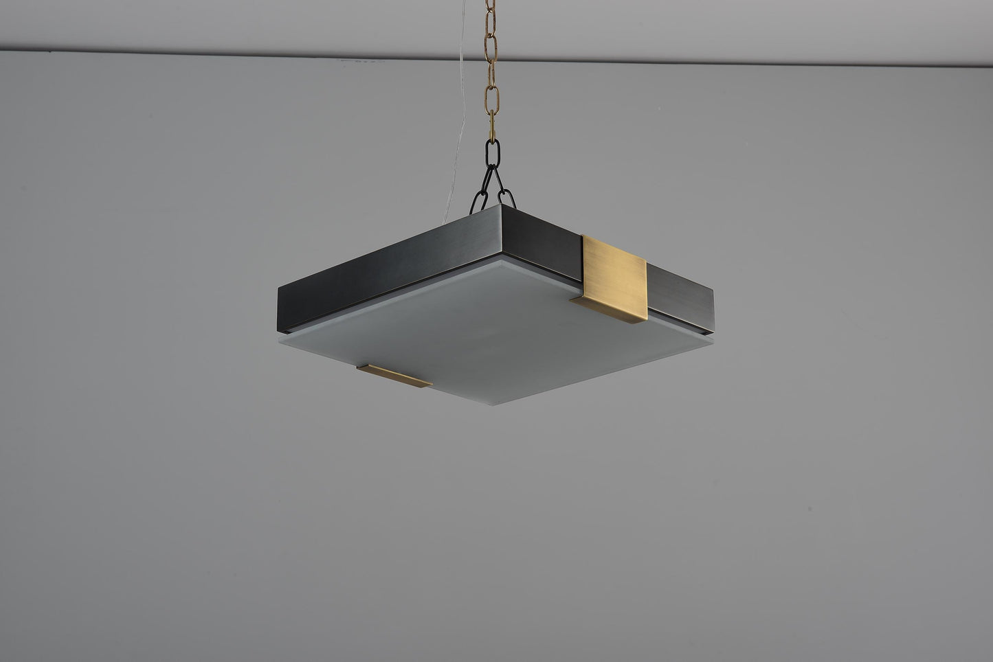 Stylish Copper Black Pendant Light | Modern Ceiling Fixture with Copper, Iron, and Glass Elements