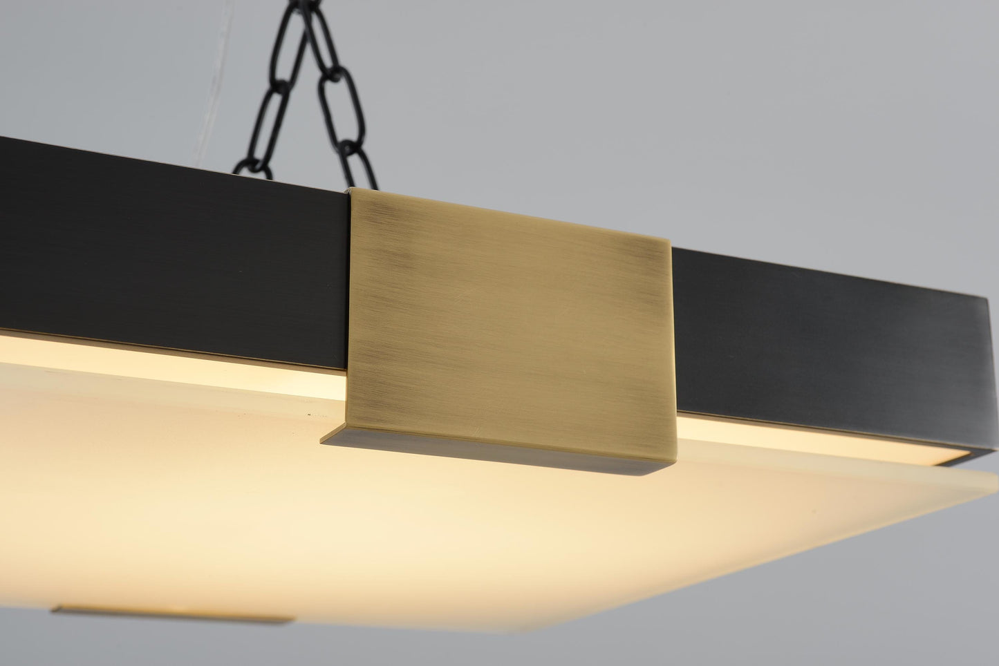 Stylish Copper Black Pendant Light | Modern Ceiling Fixture with Copper, Iron, and Glass Elements