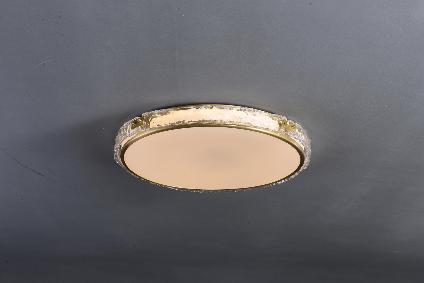 Vintage Copper and Black Ceiling Lamps with Glass Shade for Contemporary Homes
