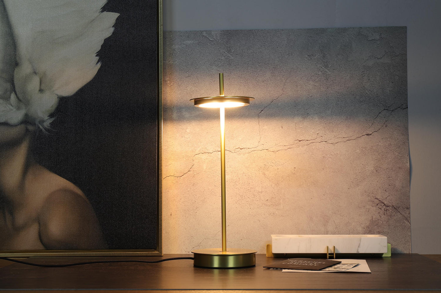 Modern Copper Metal Desk Light, Rustic Copper Home Decor Lamp, Stylish Copper Accent Lighting Fixture