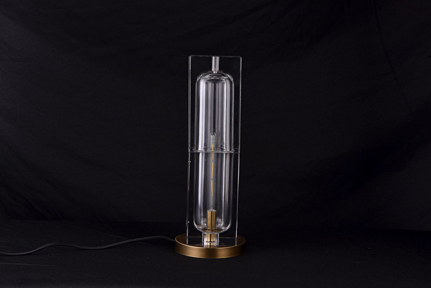 High-End Copper and Crystal Table Lamp | Chic Bronze Lighting with Stylish Modern Design