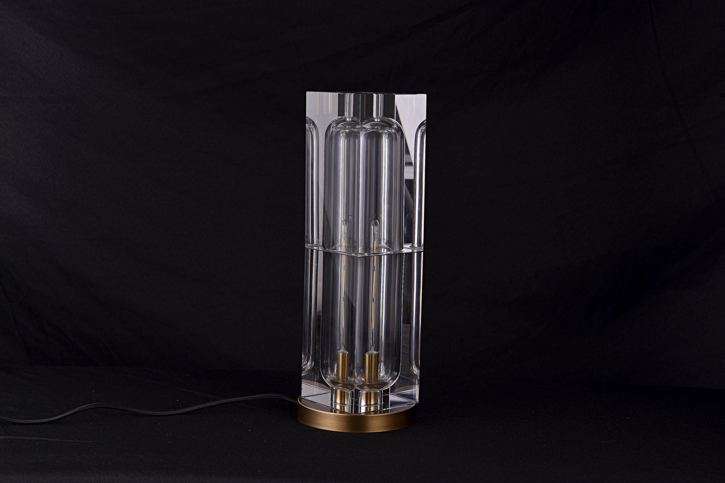 High-End Copper and Crystal Table Lamp | Chic Bronze Lighting with Stylish Modern Design