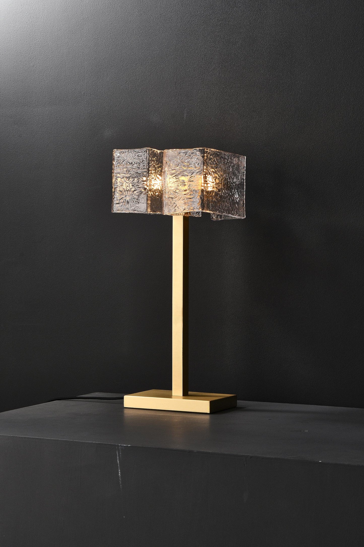 Modern Vintage Copper Table Lamp with Handcrafted Copper and Glass Design | Industrial Style Bedside Accent Lighting