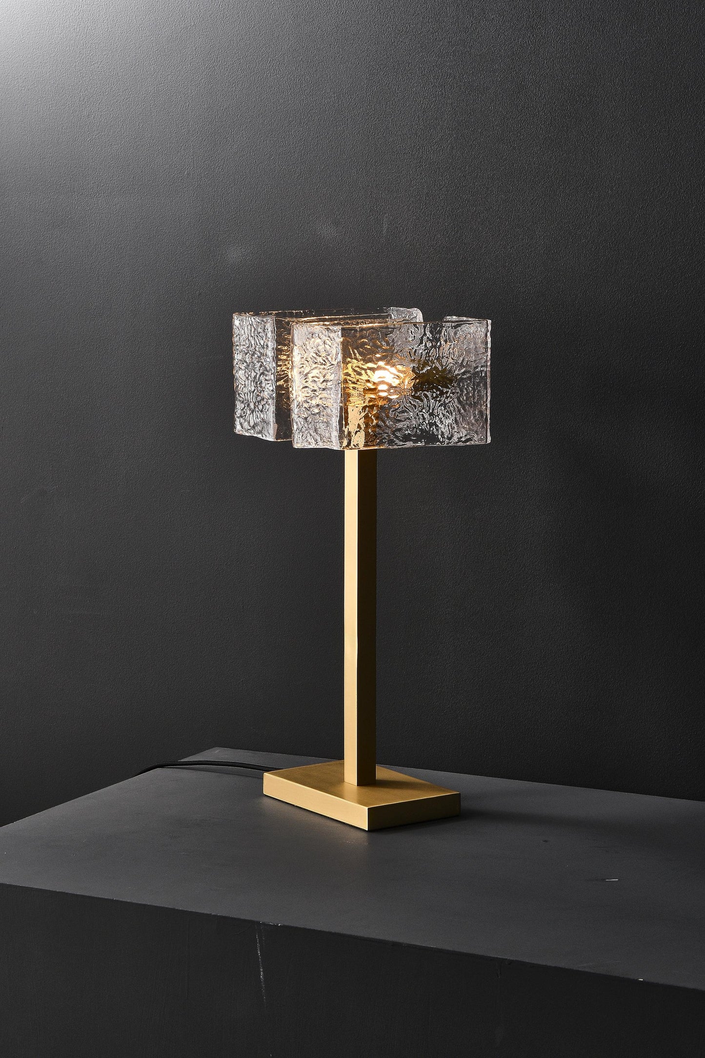 Modern Vintage Copper Table Lamp with Handcrafted Copper and Glass Design | Industrial Style Bedside Accent Lighting