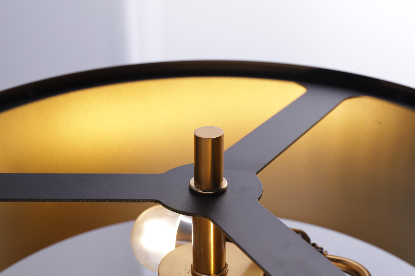 Sleek Copper and Black Iron Table Lamp | Modern Industrial Desk Light with Copper Finish for Contemporary and Rustic Decor