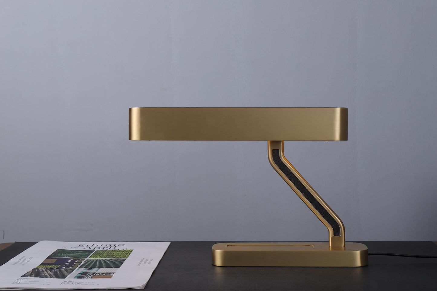 Trendy Copper Table Lamp with Acrylic Shade | Stylish and Unique Design, Modern Desk Light, and Elegant Industrial Copper Lighting