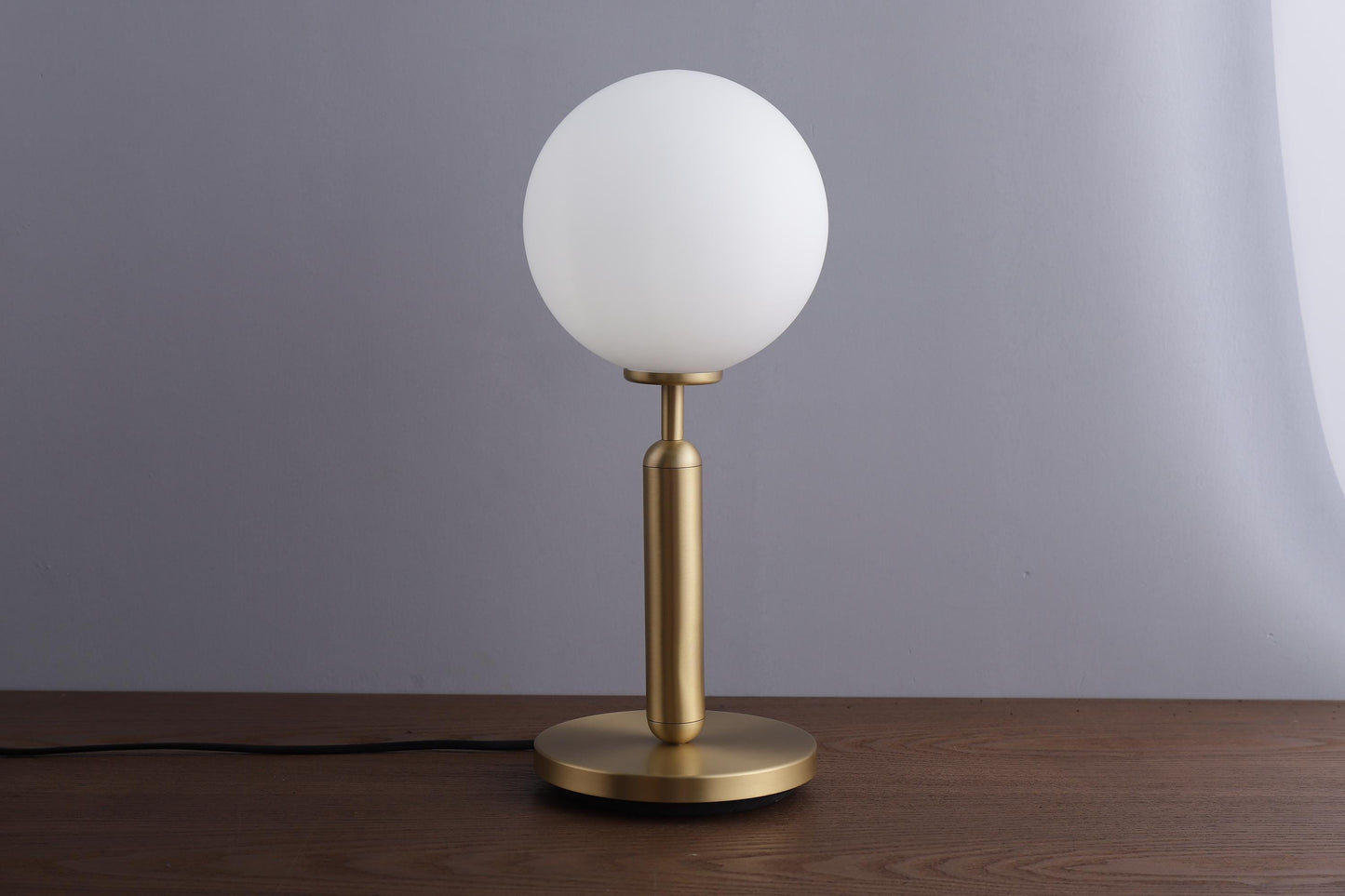 Antique All-Copper Table Lamp with Glass Shade | Modern and Vintage Copper Desk Lighting
