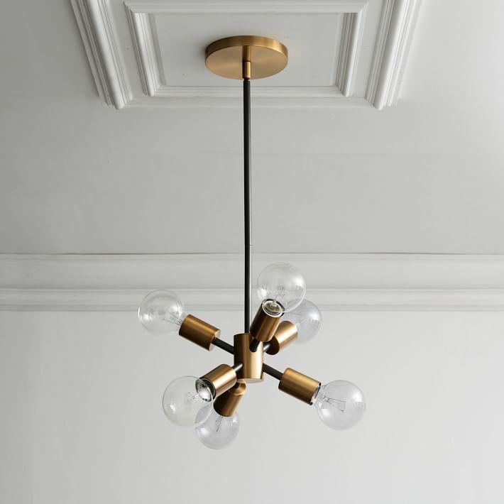 Modern brass Sputnik Mobile Chandelier