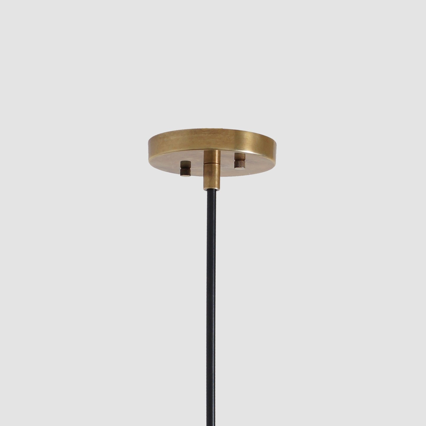 Double Shade Brass Counterweight Pendant Lamp