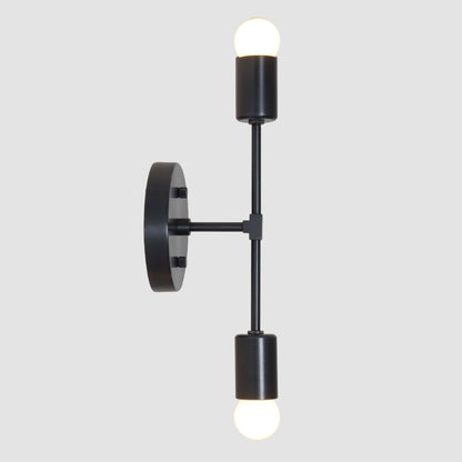 Double Light Brass Wall Sconce
