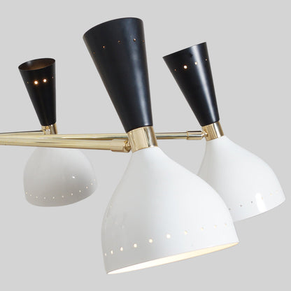 Modern Brass 12 Lights Diablo Chandelier