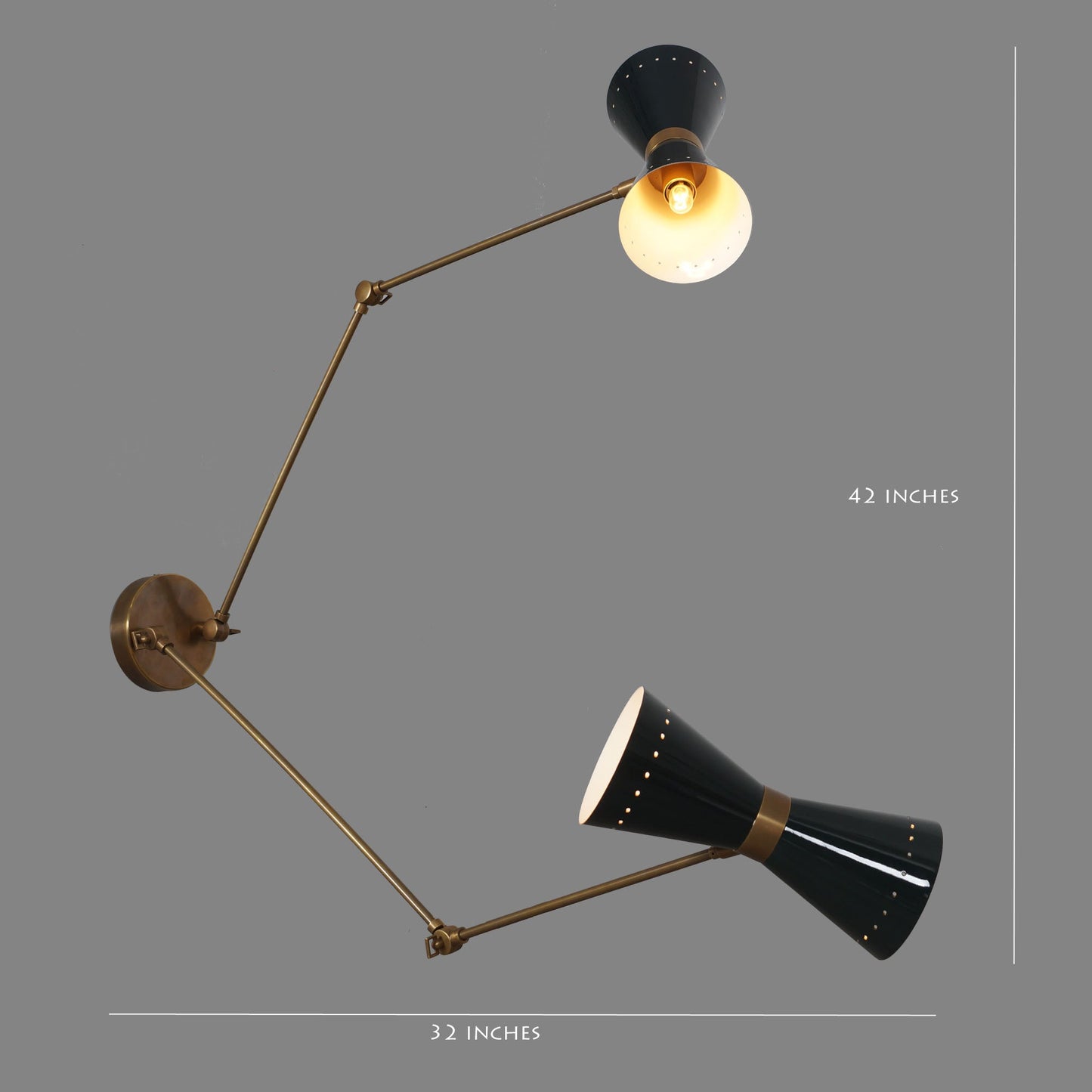 Modern Diabolo Sconce Stilnovo Style, Wall Light