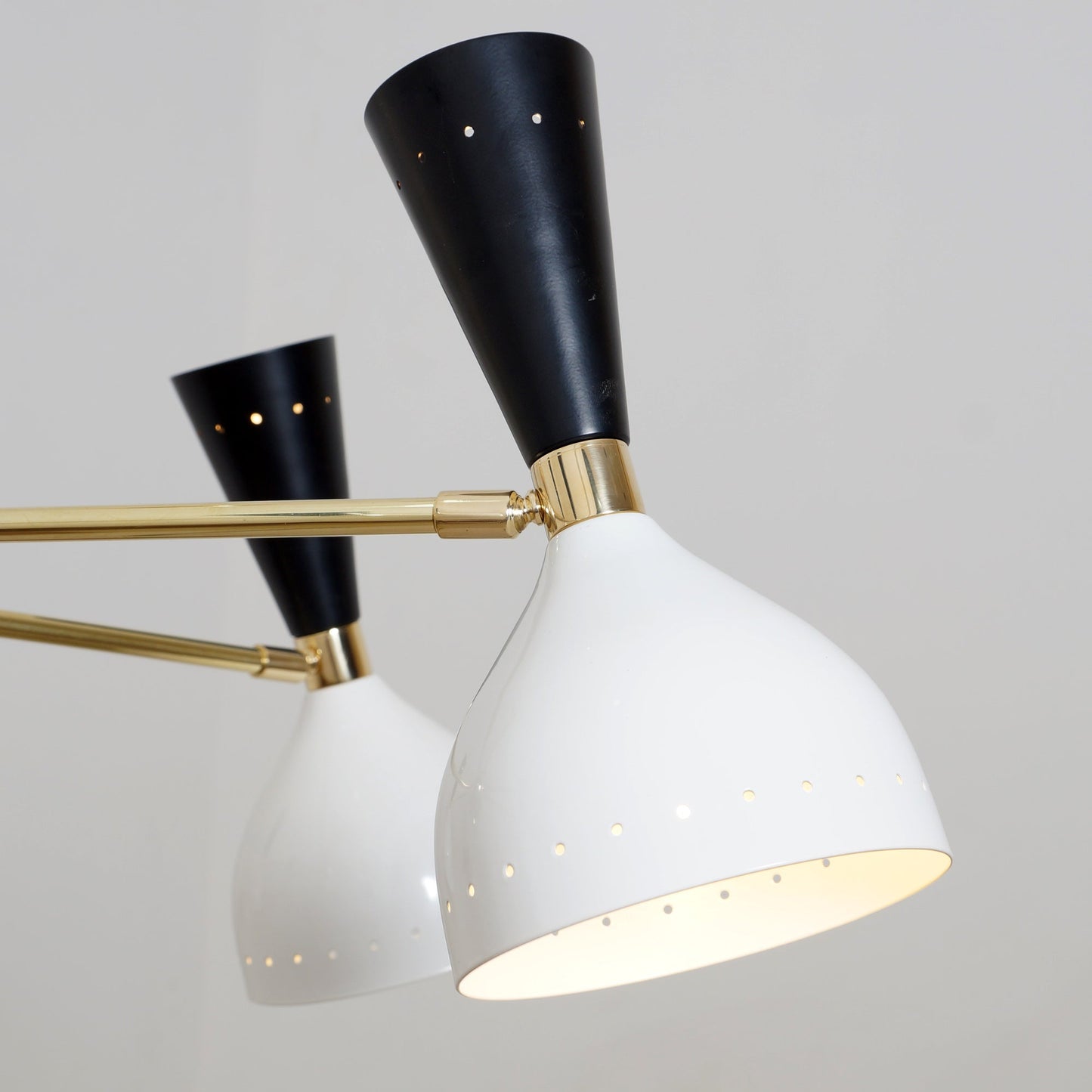 Modern Brass 12 Lights Diablo Chandelier