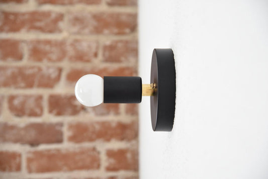 Modern Brass Wall Sconce Industrial Art Light