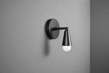Wall Sconce Single Cone Light Vanity Lamp - Doozie Light Studio