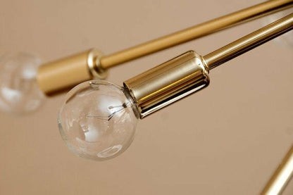 Mid Century Sputnik style table light lamp with 16 bulbs. Sputnik Table Lamp