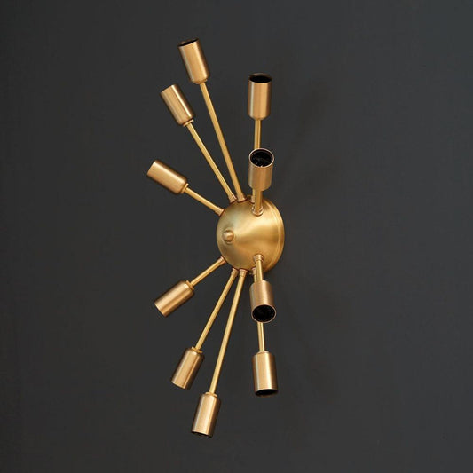 Classic 10 Arm Light Sputnik Light Wall Sconce Fixture