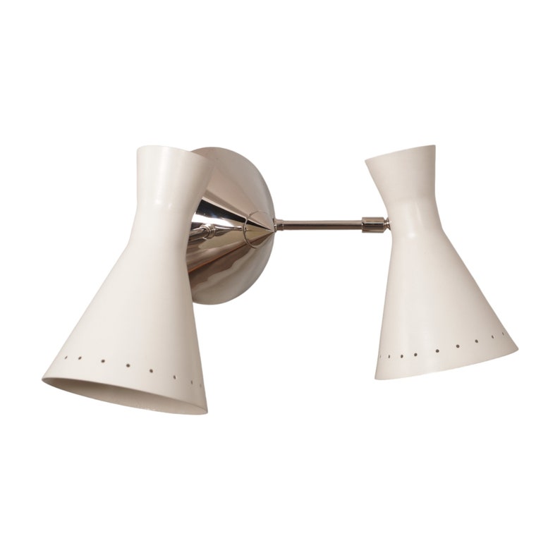 Double Light Shade Sputnik Brass Lotus Wall Lamp Beside Wall Sconce