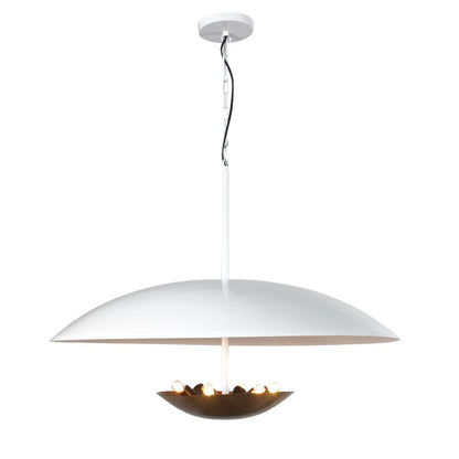 Six Light Pendant Double Shade Chandelier Light Fixture Handmade Brass Sputnik Chandelier Ceiling Pendant