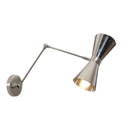 Mid Century Style Brass Articulated Sputnik Wall Sconce Brass Wall Lamp Bedside Sconce