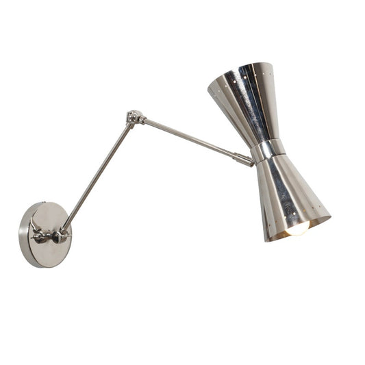 Mid Century Style Brass Articulated Sputnik Wall Sconce Brass Wall Lamp Bedside Sconce