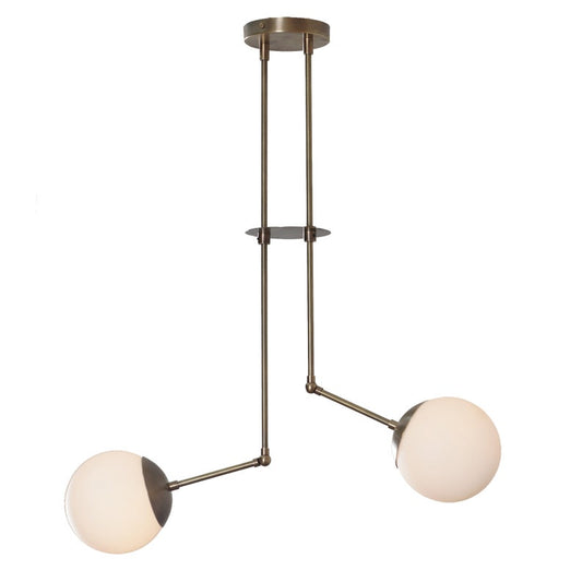 Two Globe Handmade Sputnik Chandelier Pendant Light Fixture Globe Pendant